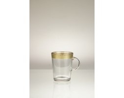 Evita Gold-EGF-szklanka do herbaty z uchem 250ml