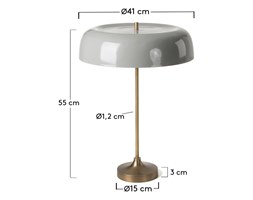 Lampa stołowa ATARR szara