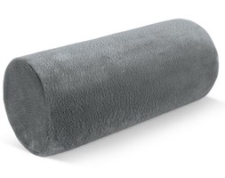 Bellatex Poduszka pod kark Wałek mikro szary, 15 x 35 cm