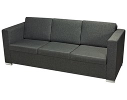 vidaXL 3 osobowa sofa tapicerowana ciemnoszara