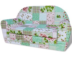 vidaXL Sofa amerykanka dziecięca w kwiaty