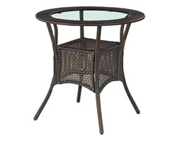 Stół ogrodowy Midas 74 cm brązowy