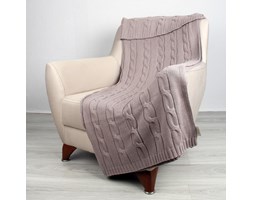 Beżowy koc bawełniany Homemania Couture, 170x130 cm