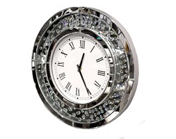 ZEGAR lustrzany diamenty 15JS0015 50x50cm