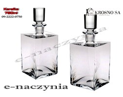 Karafka kwadratowa 750ml CARO z korkiem