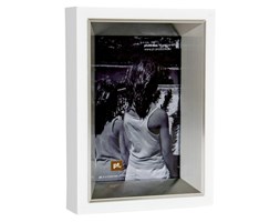 Ramka na zdjęcie PT Frame In Frame biało-srebrna średnia