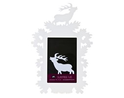 Ramka na zdjęcie PT Silhouette Deer biała - PRZECENA