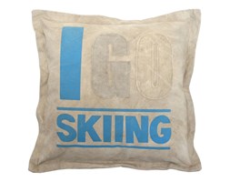 Poducha Canvas Skiing